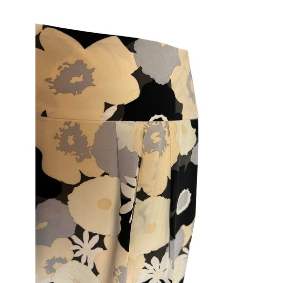 Helen Wang Floral Silk Skirt size 4 - Picture 2 of 11
